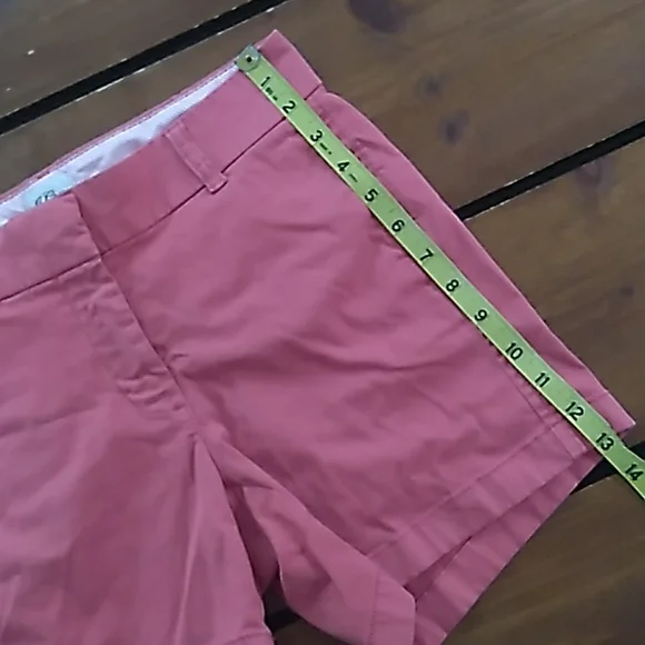 J Crew Shorts Sz 00 Dusty Rose 🌹 Red Pink color - Picture 6 of 6